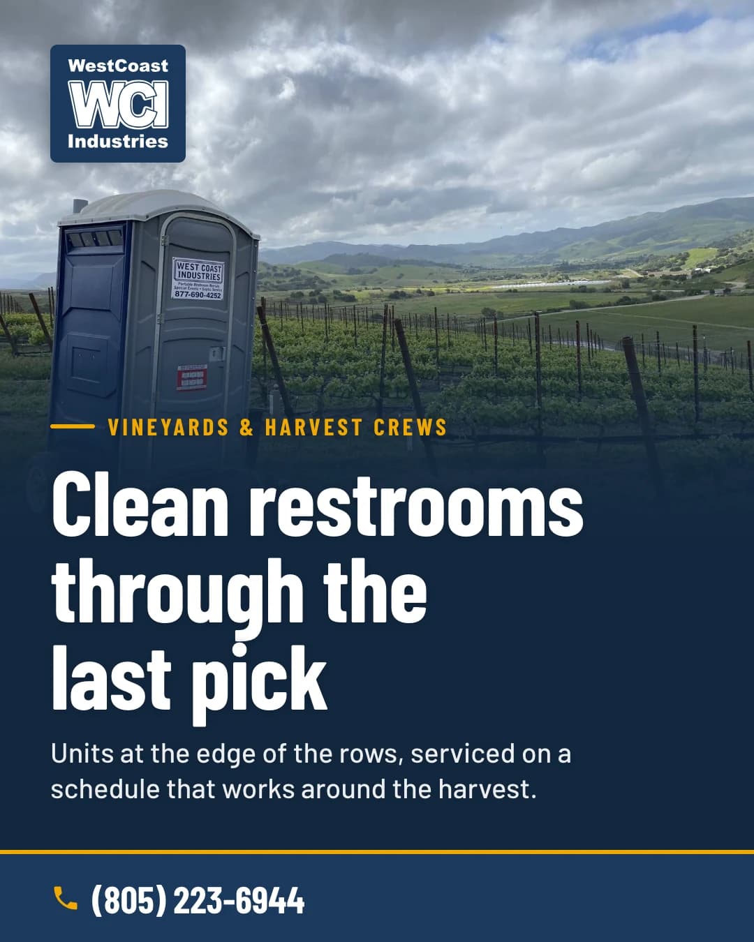 Clean restrooms through the last pick